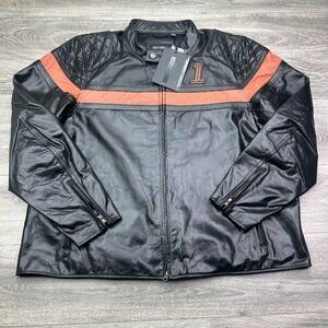 Harley Davidson Motorcycle Riding Jacket Leather Victory Lap Men's 3XL $500 New
